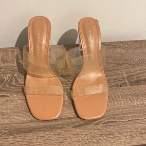 Zara Basic Collection clear heels